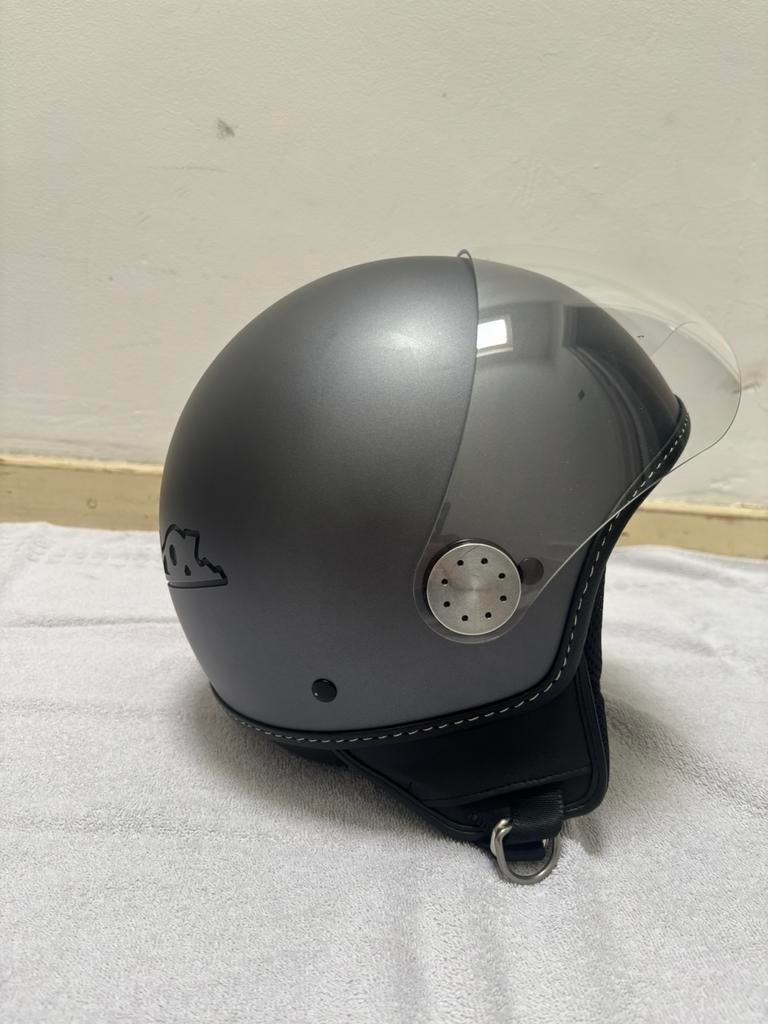 Vepa helm grijs mat, Ophalen, Zo goed als nieuw
