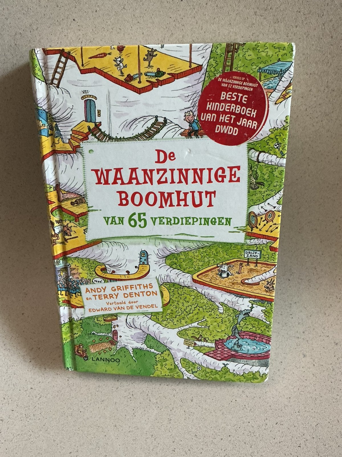 Andy Griffiths - De waanzinnige boomhut van 65 verdiepingen, Ophalen of Verzenden, Gelezen, Andy Griffiths