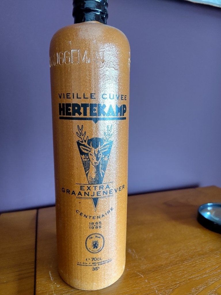 Enkele oude jenevers Hertekamp en Motmans, Collections, Enlèvement ou Envoi, Comme neuf
