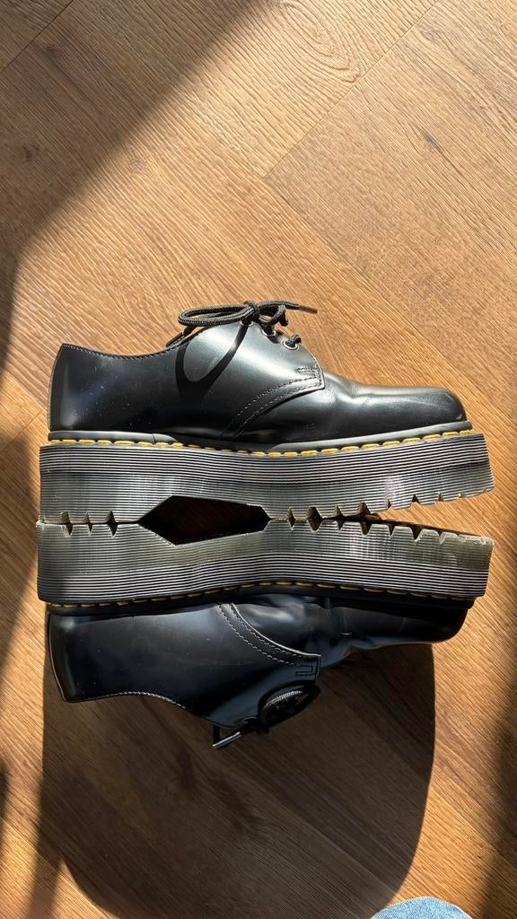 Dr. Martens 1461 Quad Unisex - Veterschoenen - Black, Vêtements | Femmes, Chaussures, Comme neuf, Autres types, Noir, Enlèvement ou Envoi