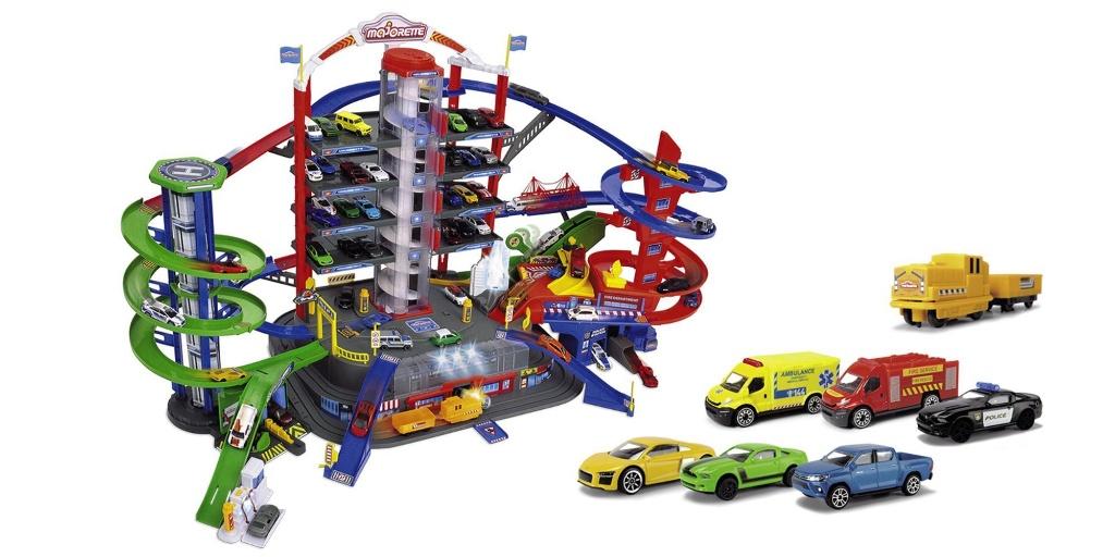 Garage voiture pour enfants, Enlèvement, Comme neuf, Électrique, Circuit