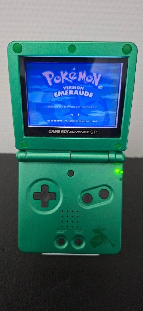 Nintendo Game Boy Advance SP - Édition Pokémon Rayquaza, Consoles de jeu & Jeux vidéo, Consoles de jeu | Nintendo Game Boy, Enlèvement ou Envoi