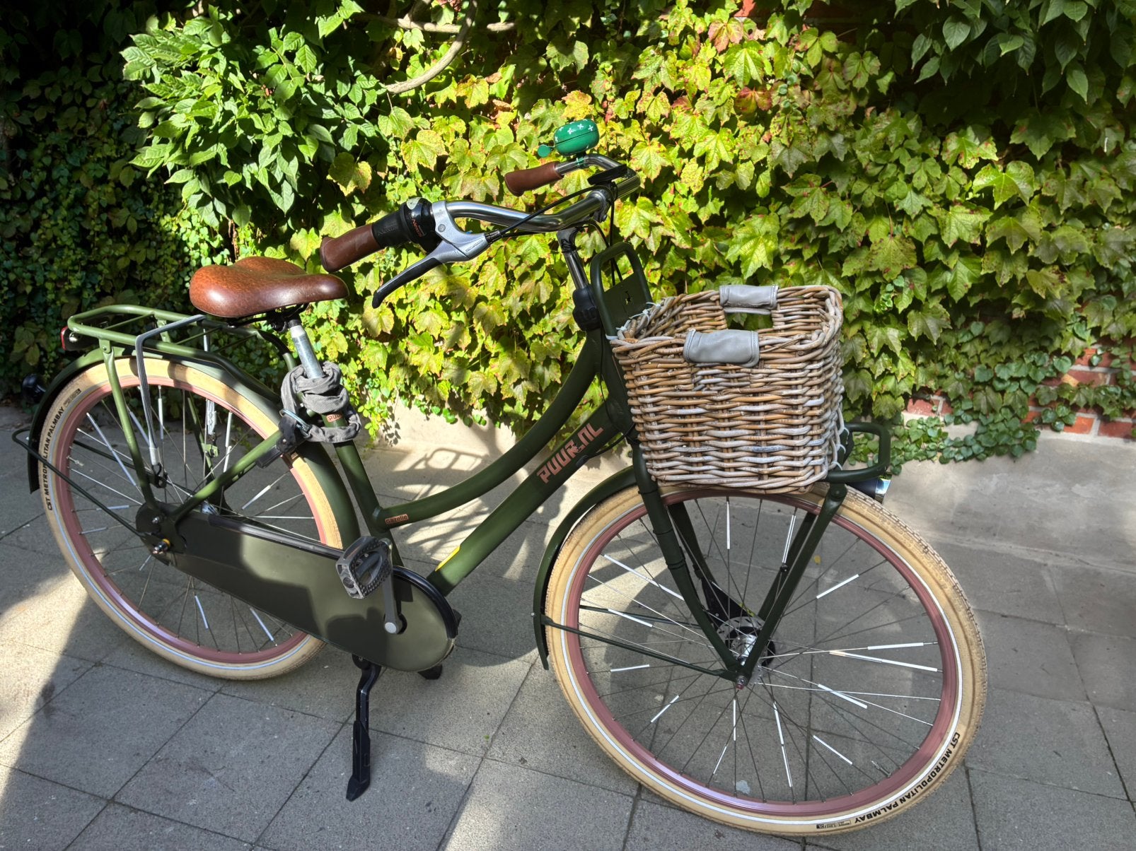 Gazelle Puur NL damesfiets model L46 kleur Hunter Green Mat, Fietsen en Brommers, Ophalen, Versnellingen, Zo goed als nieuw, Minder dan 47 cm