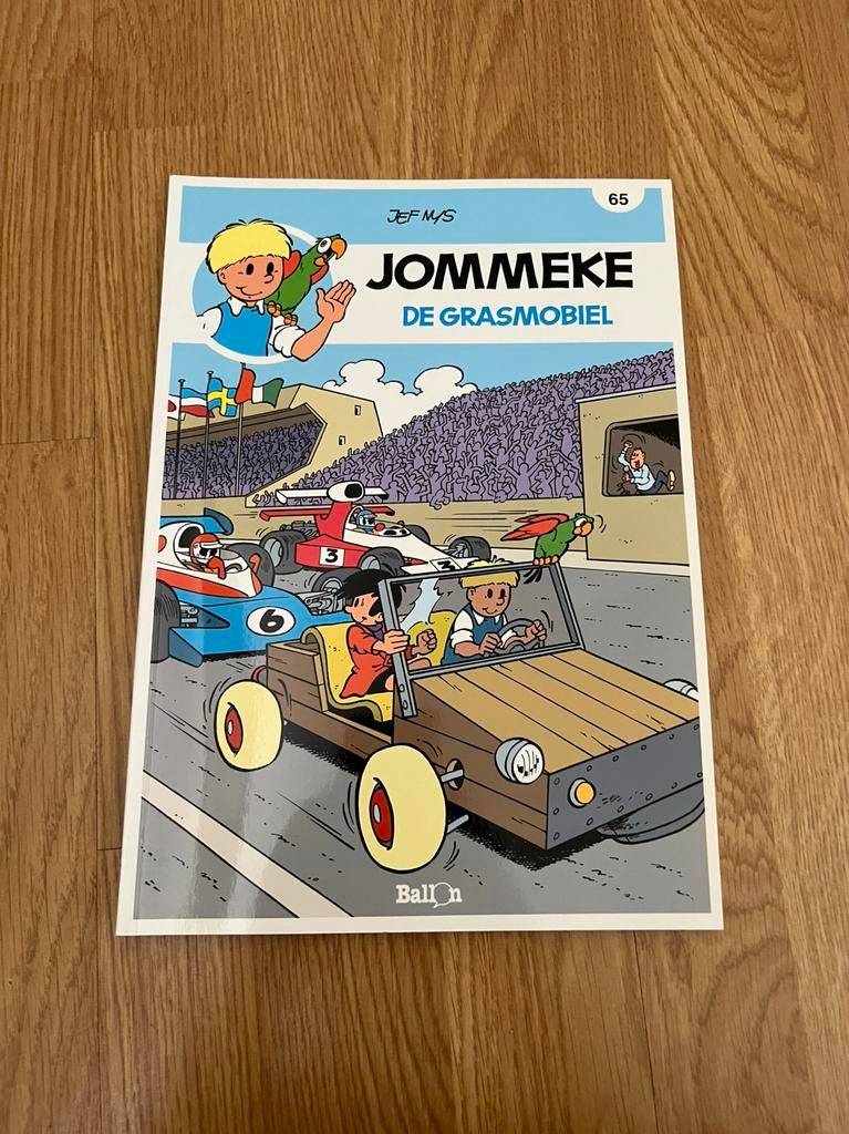 Strip Jommeke. De grasmobiel, Une BD, Enlèvement ou Envoi, Utilisé