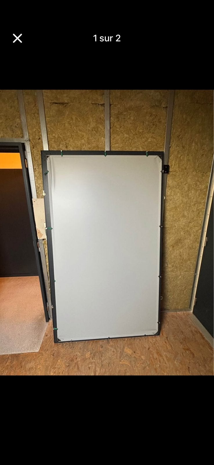 Toile pour projecteur, Doe-het-zelf en Bouw, Rolluiken, Ophalen, Zo goed als nieuw