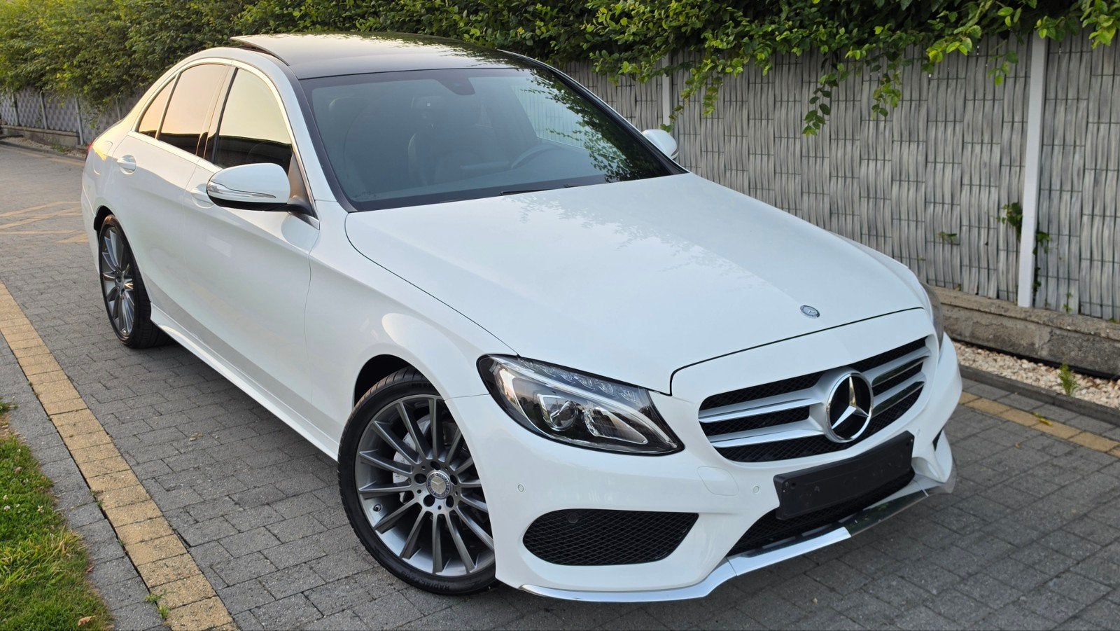 Mercedes C220d Automatique, Pack AMG, Autos, Cuir, Achat, Noir, 120 kW