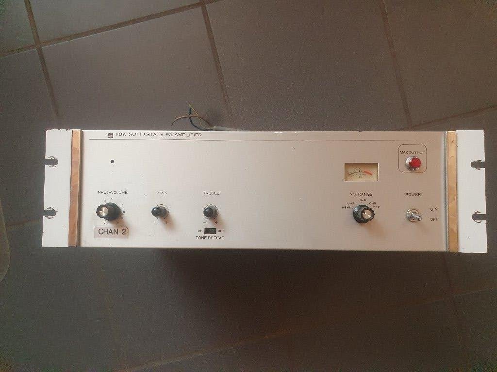 2x TOA TA-907 60W Vintage 70s Japan versterker | Set, Audio, Tv en Foto, Versterkers en Ontvangers, Ophalen