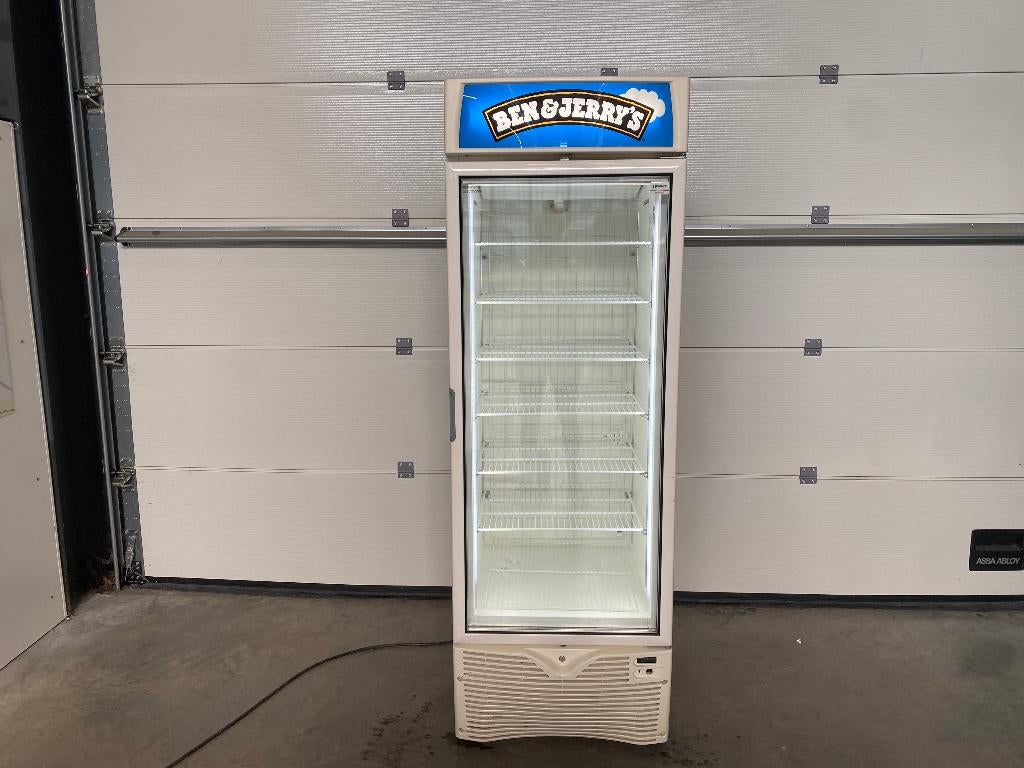 (106) Perfect werkende doorkijk diepvries reclame Ben&Jerry, Elektronische apparatuur, Ophalen, Gebruikt
