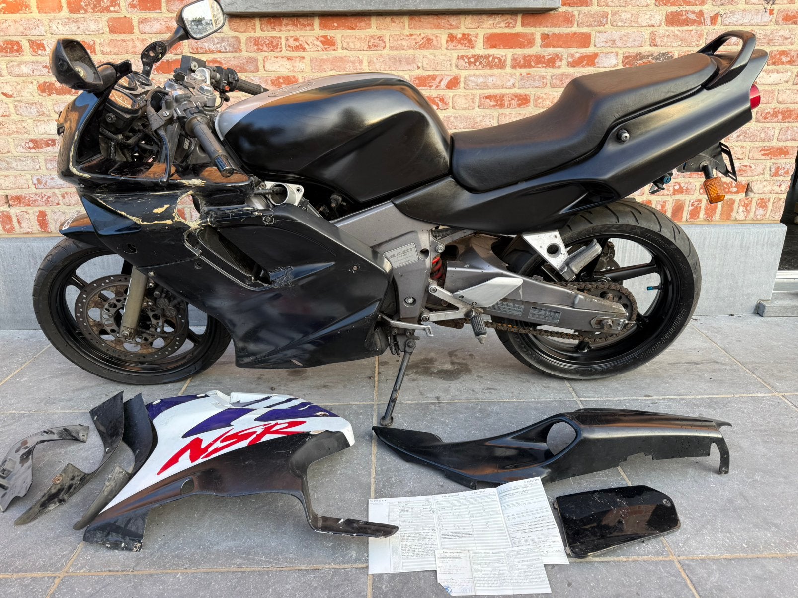 Honda NSR 125 cc type JC 22 pour pièces, Motos, Enlèvement