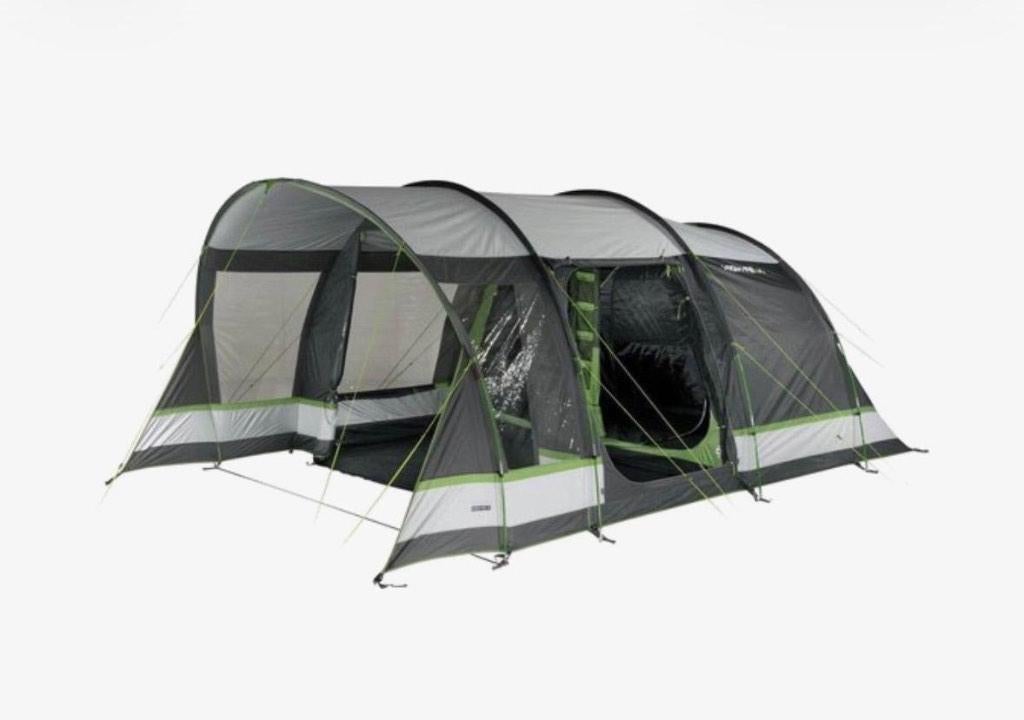 High peak tunneltent garda 5.0, Caravans en Kamperen, Ophalen, Nieuw, Tot en met 5