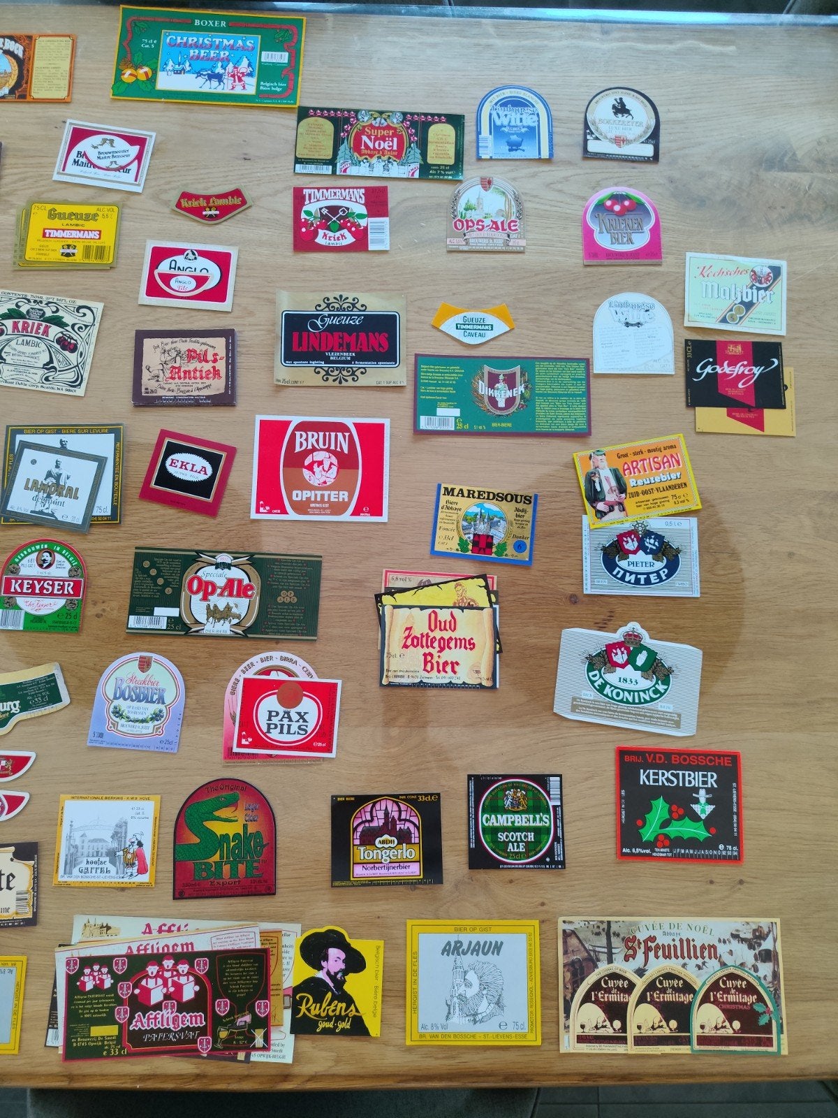 bieretiketten, Hobby en Vrije tijd, Stickers en Plaatjes, Ophalen