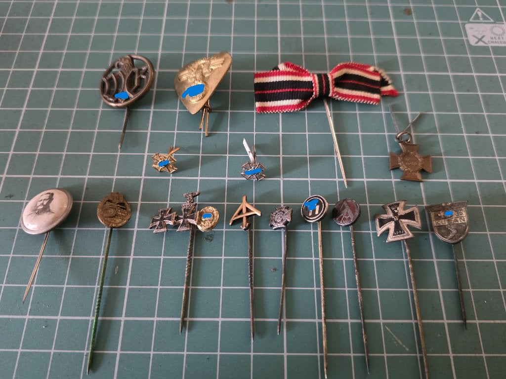Miniatuur speldenpins, Ophalen of Verzenden, Landmacht, Lintje, Medaille of Wings