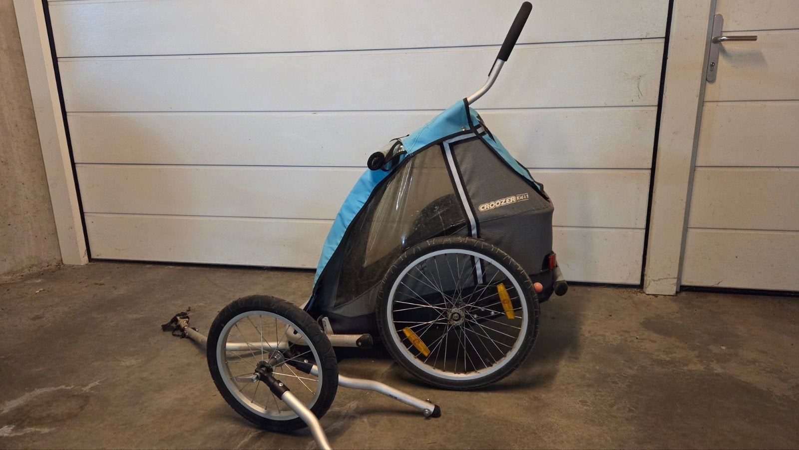 Croozer fietskar met loopbuggy functie, Vélos & Vélomoteurs, 20 à 40 kg, Croozer, Enlèvement, Utilisé