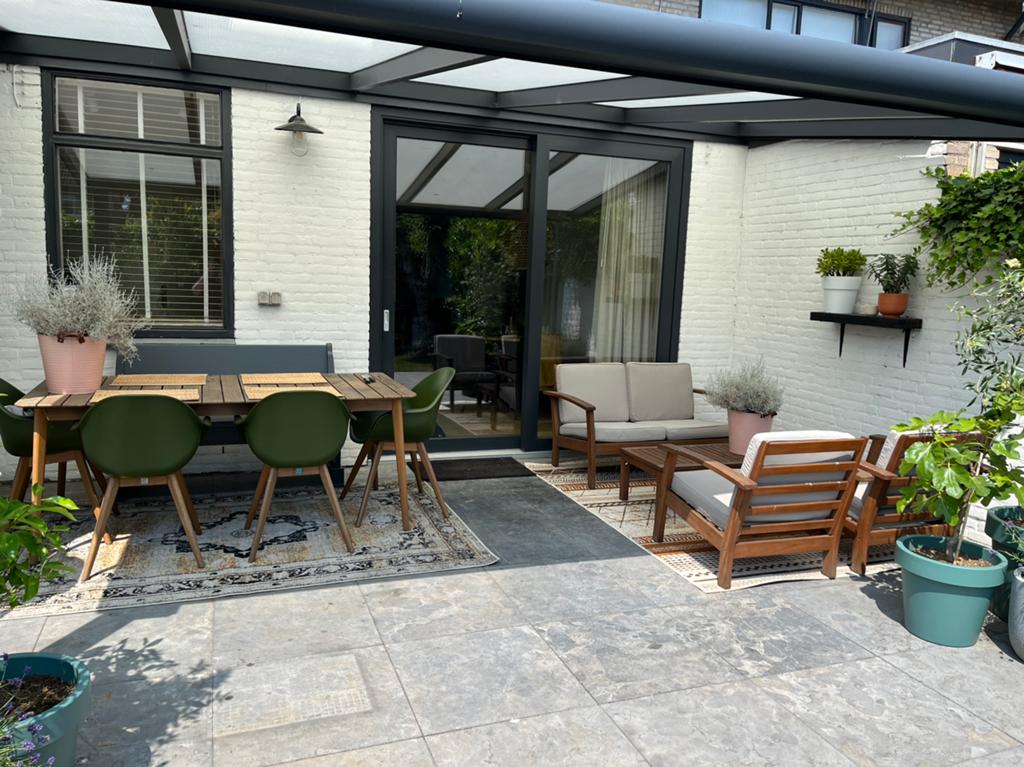 Aluminium Veranda met Polycarbonaat Dak, Tuin en Terras, Ophalen, Zo goed als nieuw, Veranda