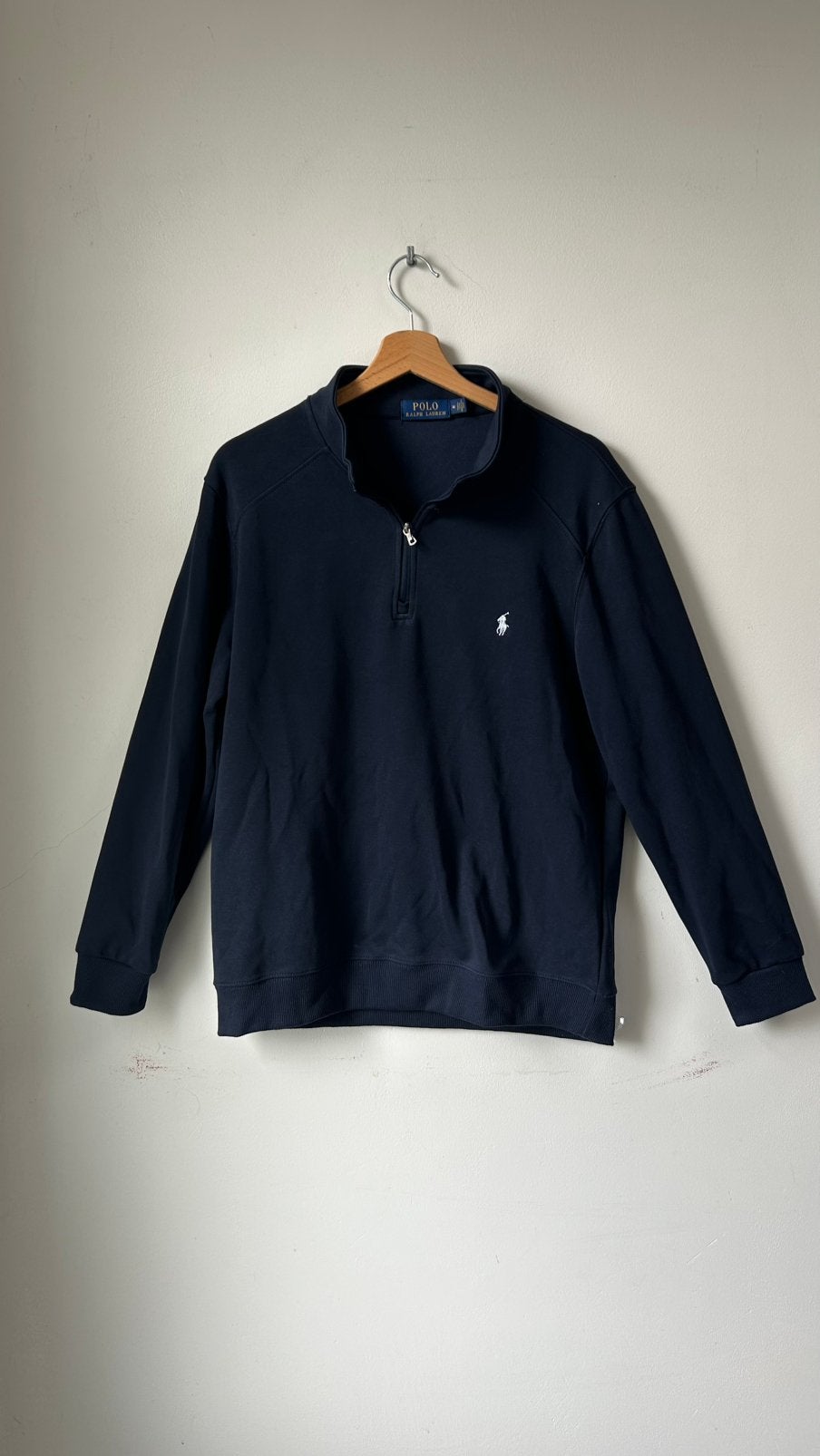 Ralph lauren quarter zip, Ophalen of Verzenden, Zo goed als nieuw, Maat 48/50 (M), Blauw