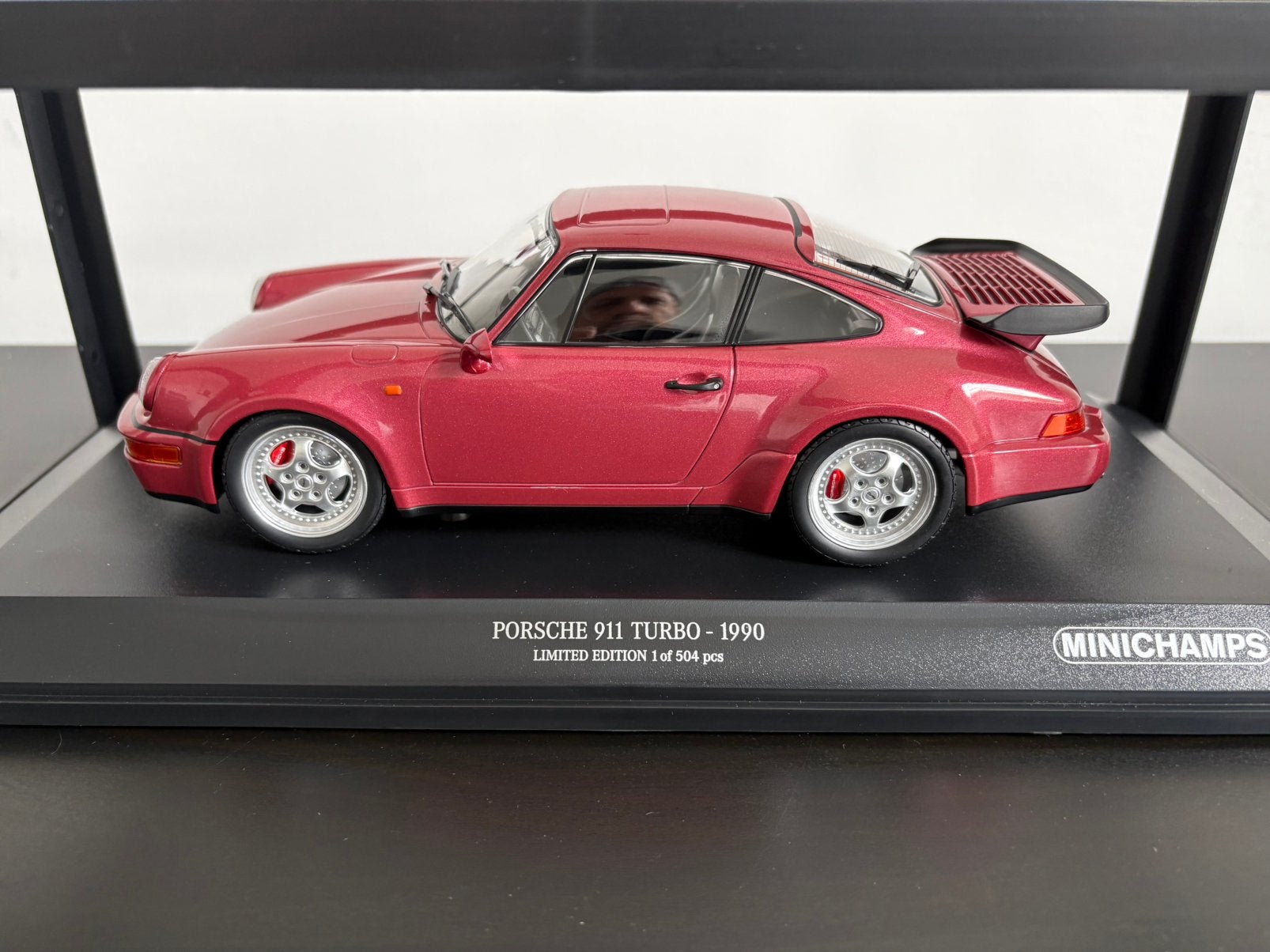 Porsche 964 Turbo 1/18 Minichamps, Hobby en Vrije tijd, Ophalen, Zo goed als nieuw, MiniChamps