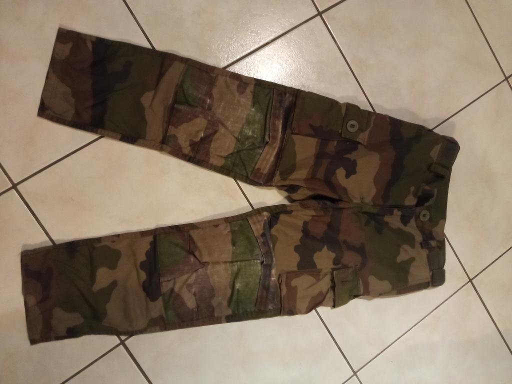 Militaria Armée Française Pantalon de Treillis Félin, Envoi, Armée de terre, Vêtements ou Chaussures