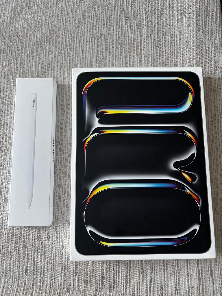 Ipad Pro 11" 512 Gb Wifi Silver Edition 2024 + Pencil, Informatique & Logiciels, Apple iPad Tablettes, Neuf, Apple iPad, 11 pouces