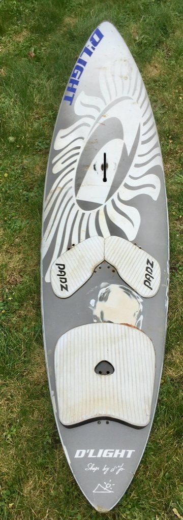 Windsurf plank D'light voor decoratie - gratis, Watersport en Boten, 250 tot 300 cm, Gebruikt, Plank, Ophalen