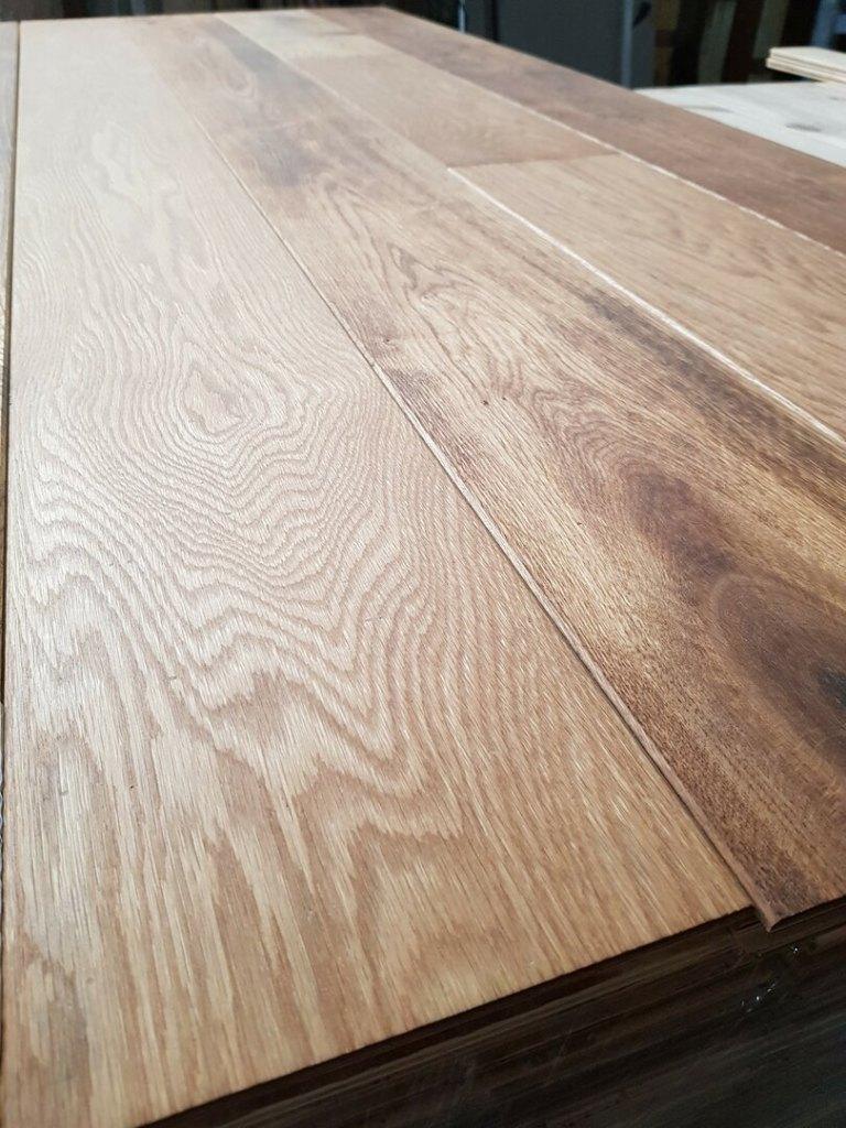 PLANCHER EN CHÊNE DE 73 M2, COUCHE SUPÉRIEURE EXTRA ÉPAISSE, Enlèvement