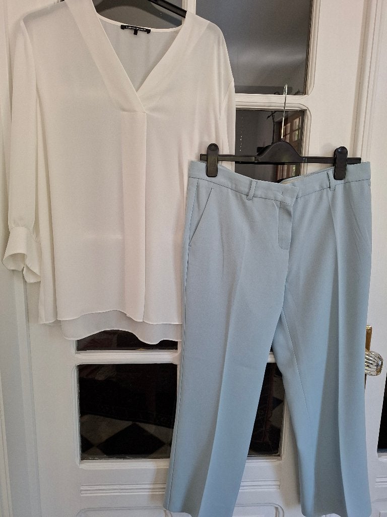 Zomer broek Max Mara maat 42  nieuw staat, Taille 42/44 (L), Trois-quarts, Enlèvement ou Envoi, Max Mara