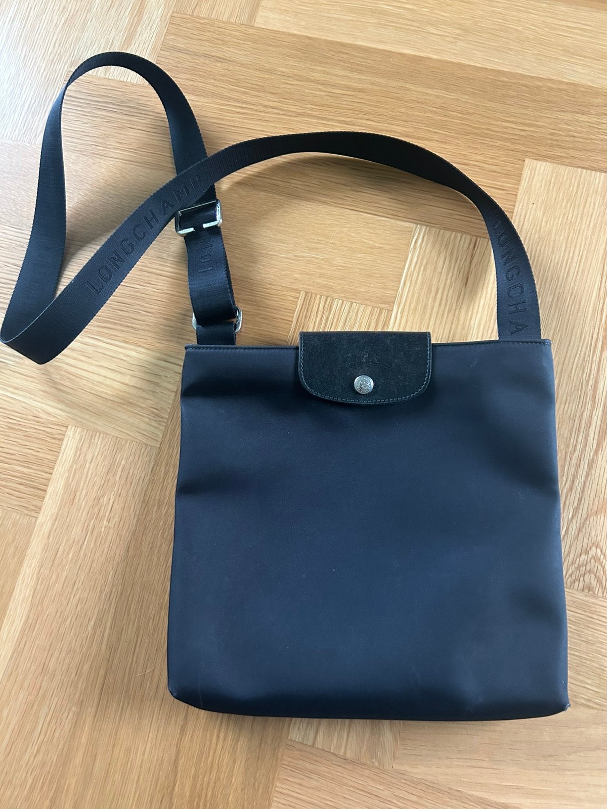 Longchamp Le Pliage / Planètes platte crossbody tas, Ophalen of Verzenden, Zo goed als nieuw