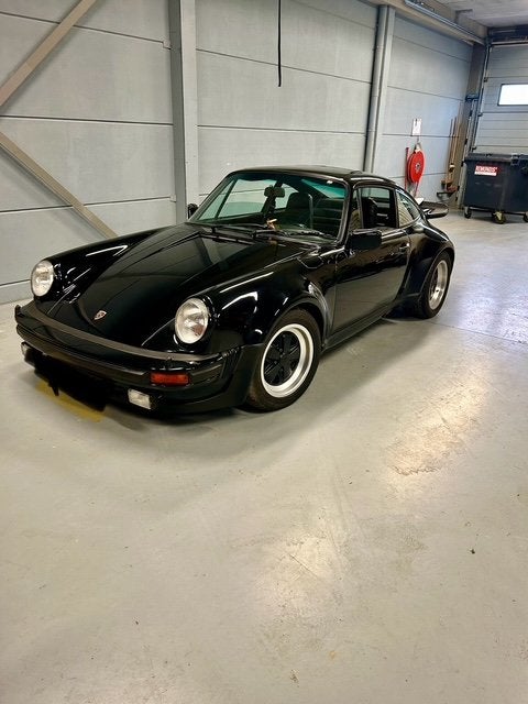 te koop porsche 930 turbo, Auto's, 4 zetels, Achterwielaandrijving, Zwart, Zwart