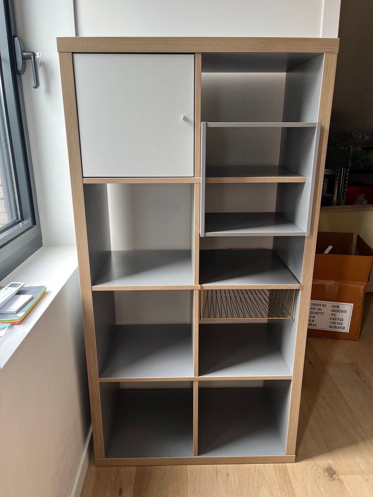 Ikea Kallax met 3 inzetstukken, Ophalen, Gebruikt