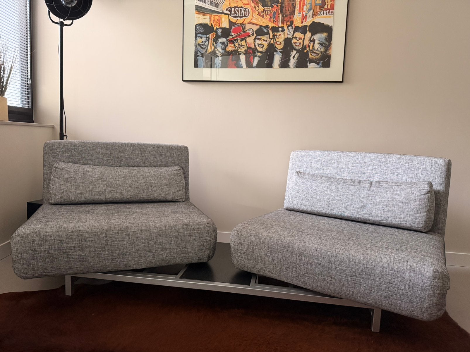 ZGAN Framati Zurich verstelbare/draaibare bedbank/slaapbank, Huis en Inrichting, Slaapkamer | Slaapbanken, Ophalen, Tweepersoons