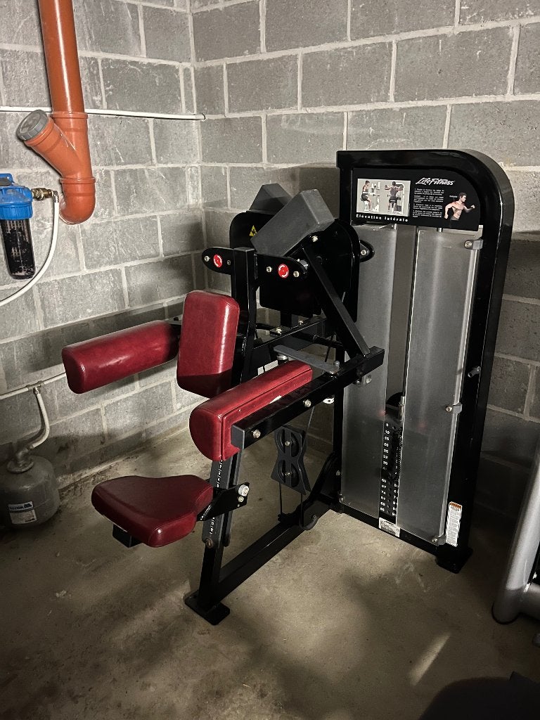Life fitness pro 2 élévations latérales, Enlèvement, Utilisé