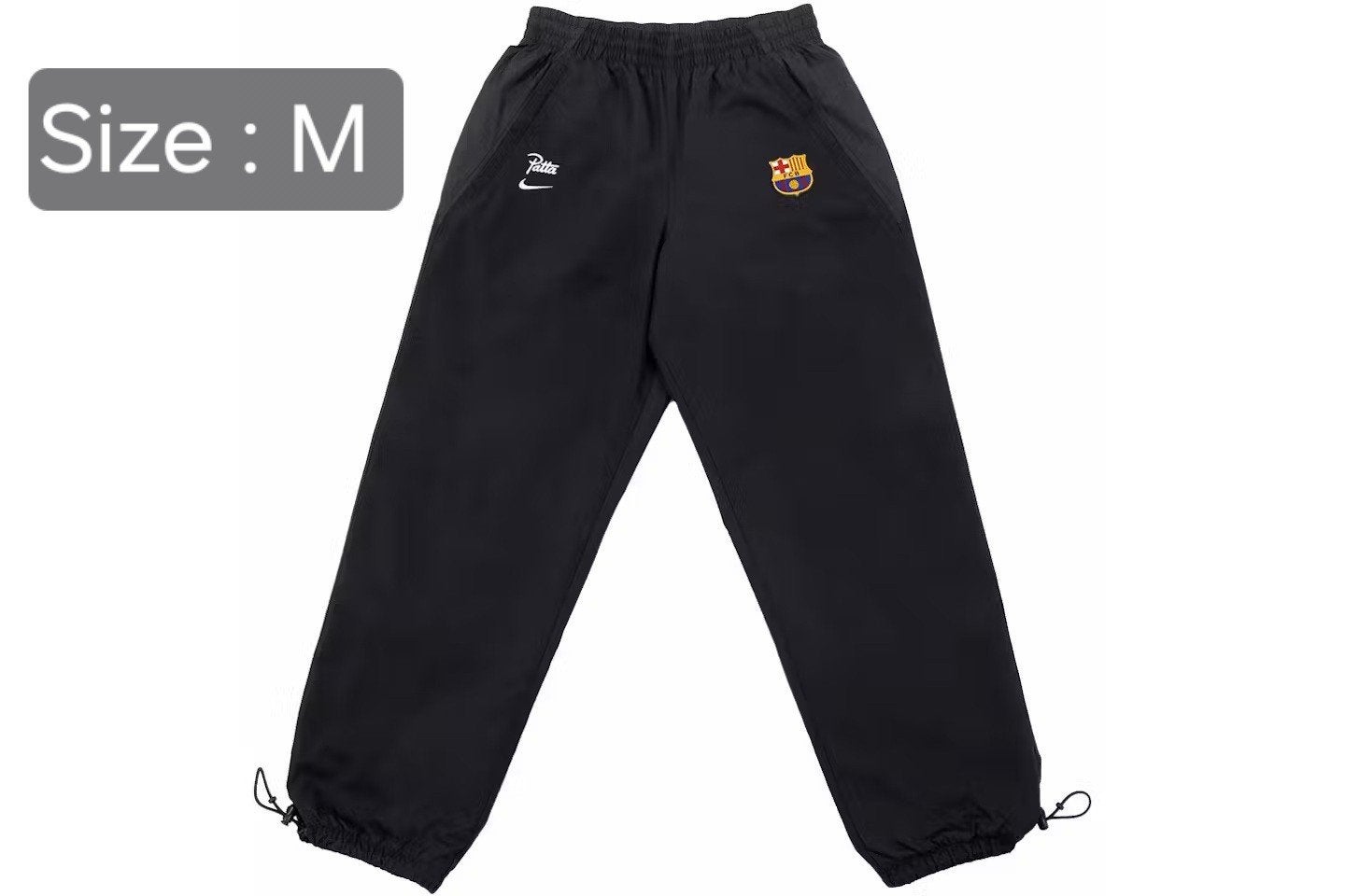 Nike FC Barcelona x Patta Trainingsbroek Zwart Heren, Maat 48/50 (M), Zwart, Nike, Nieuw