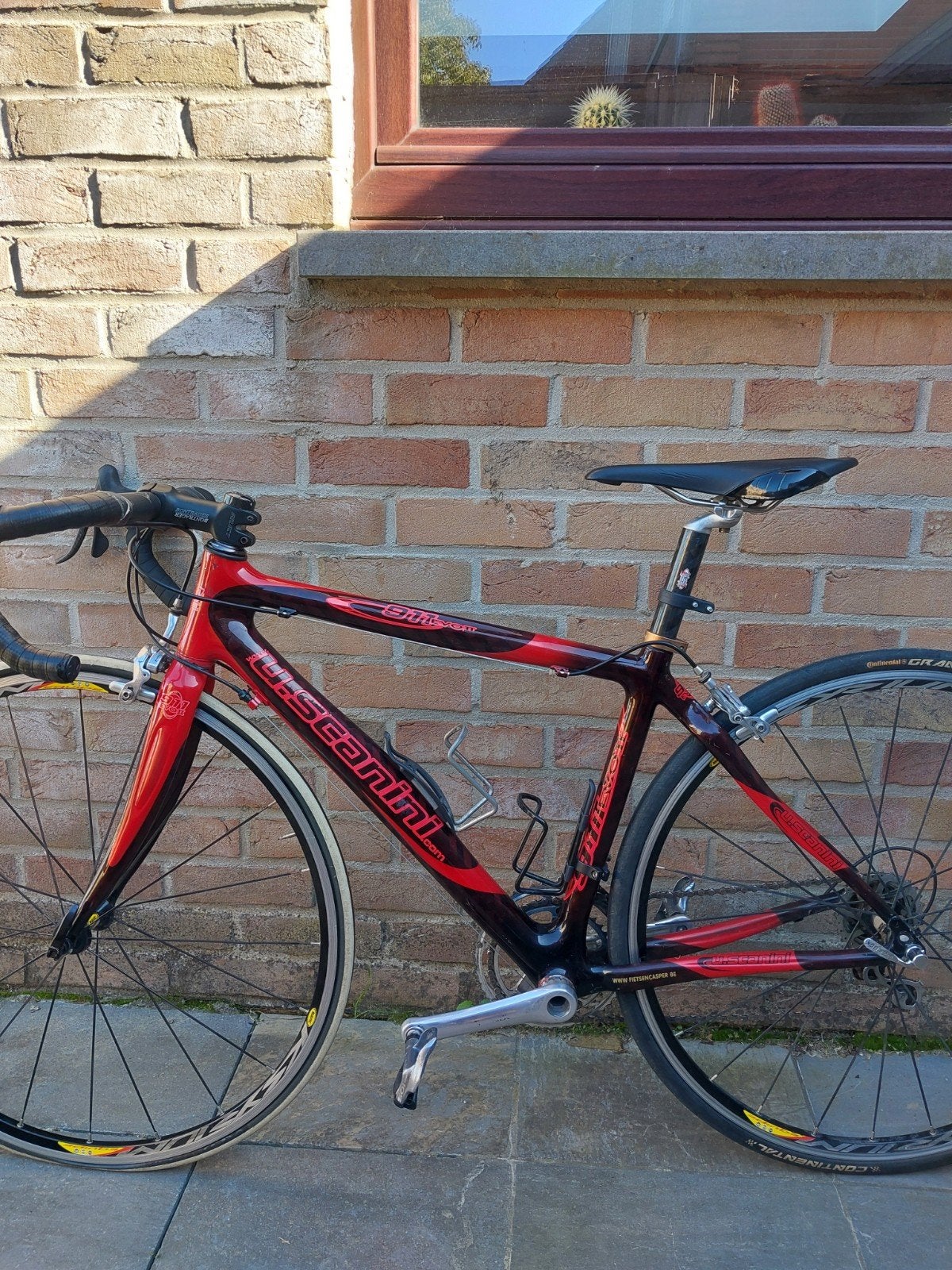 carbon koersfiets, Fietsen en Brommers, 28 inch, Gebruikt, Carbon, Velgrem