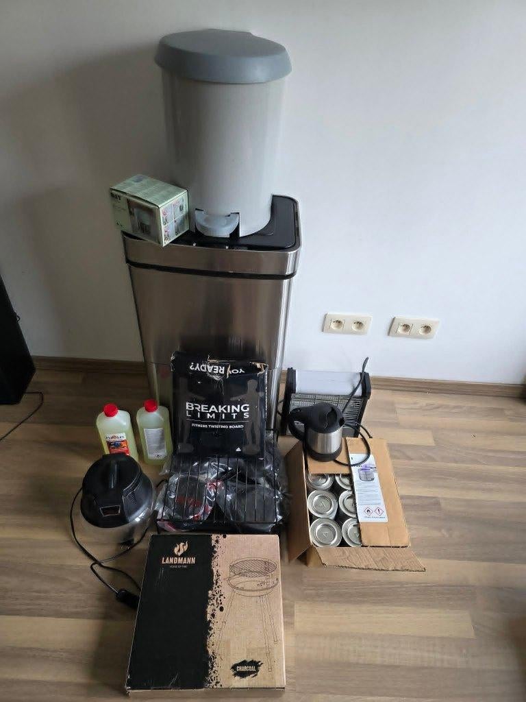 gereif voor rommelmarkt, Ophalen, Gebruikt
