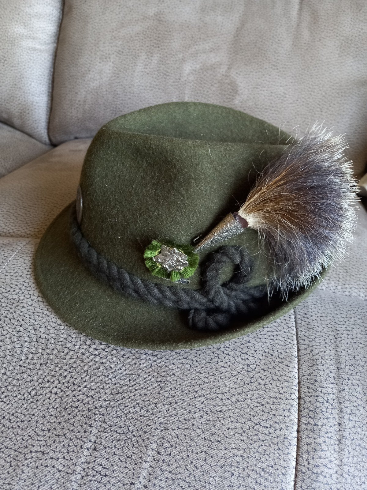 chapeau forestier avec plumeau., Vêtements | Hommes, Chapeaux & Casquettes, Enlèvement ou Envoi, Chapeau