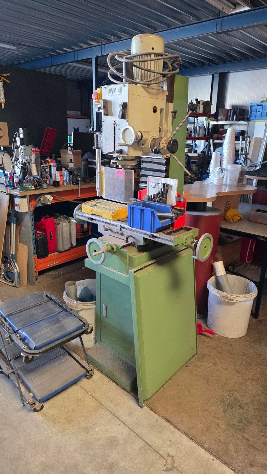 UWM-45 kolomboormachine / boor-freesmachine, Doe-het-zelf en Bouw, Ophalen