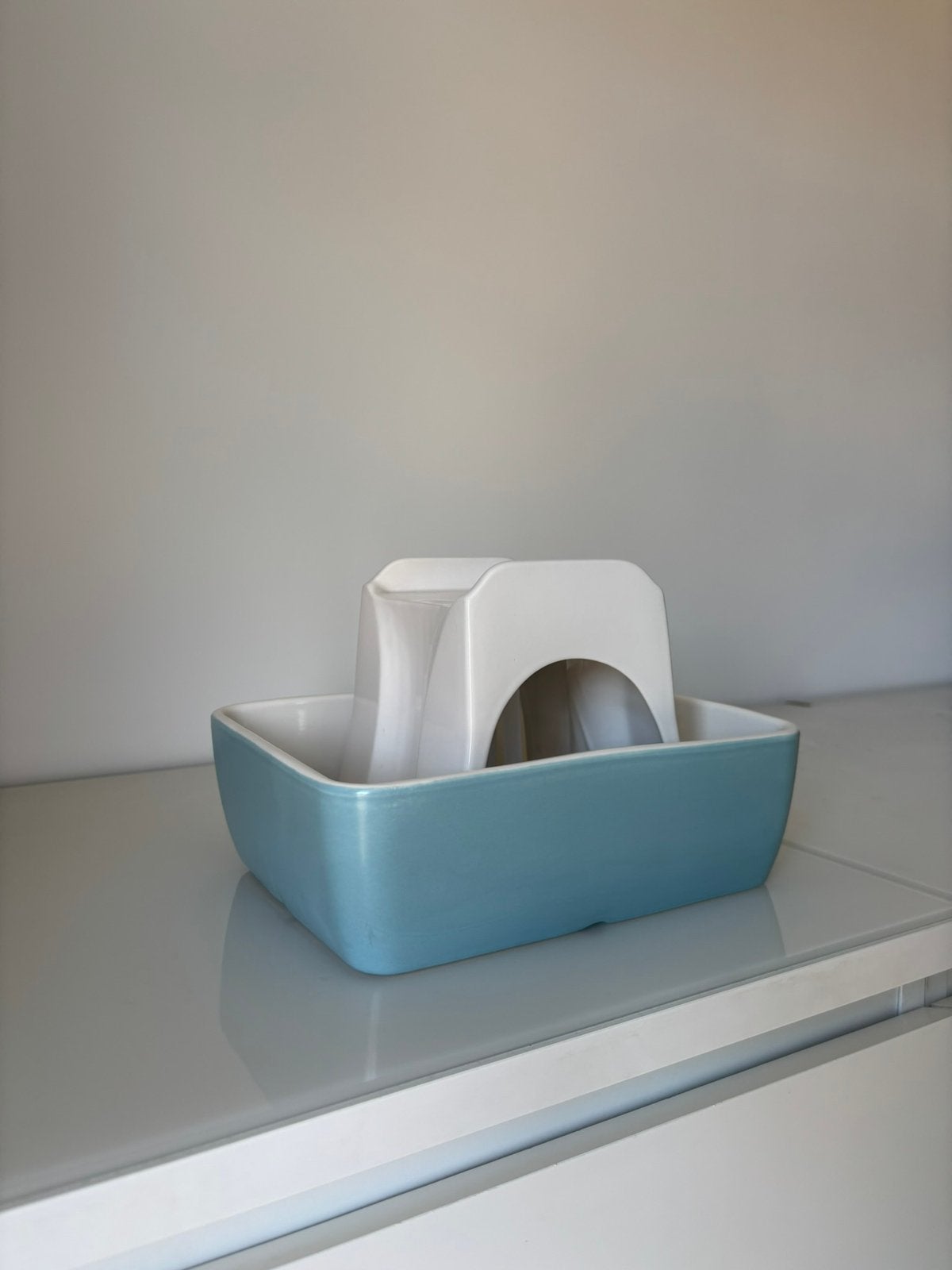 Fontaine à eau Cat Light Blue, Animaux & Accessoires, Nourriture & Abreuvoirs pour chats, Enlèvement ou Envoi, Comme neuf