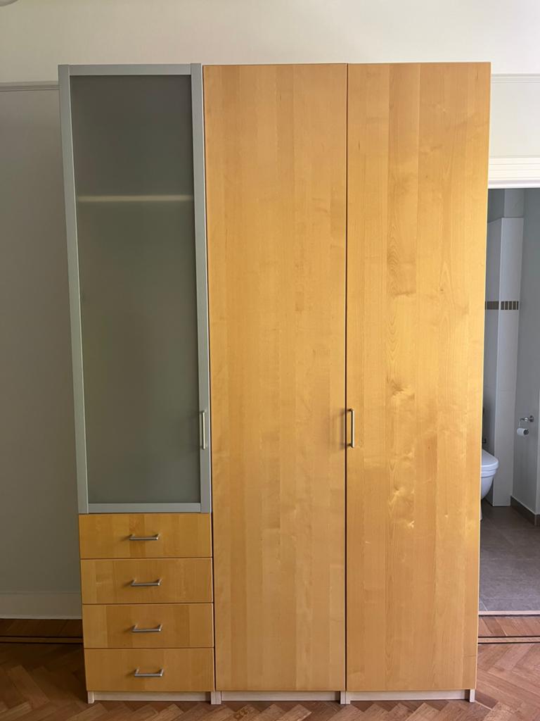 Armoires PAX ikea 5 colonnes, Comme neuf, Enlèvement, Verre, Avec tablette(s)