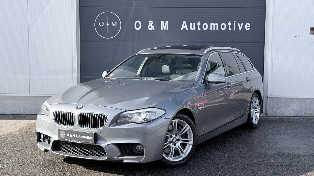 BMW 530d F11 Touring 2011 Euro 6 - Pano/Leder/HUD/Softclose, Auto's, Automaat, Achterwielaandrijving, Xenon verlichting, Leder