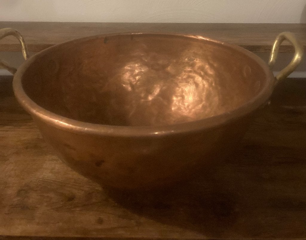 Ancienne bassine en cuivre, Enlèvement ou Envoi, Cuivre