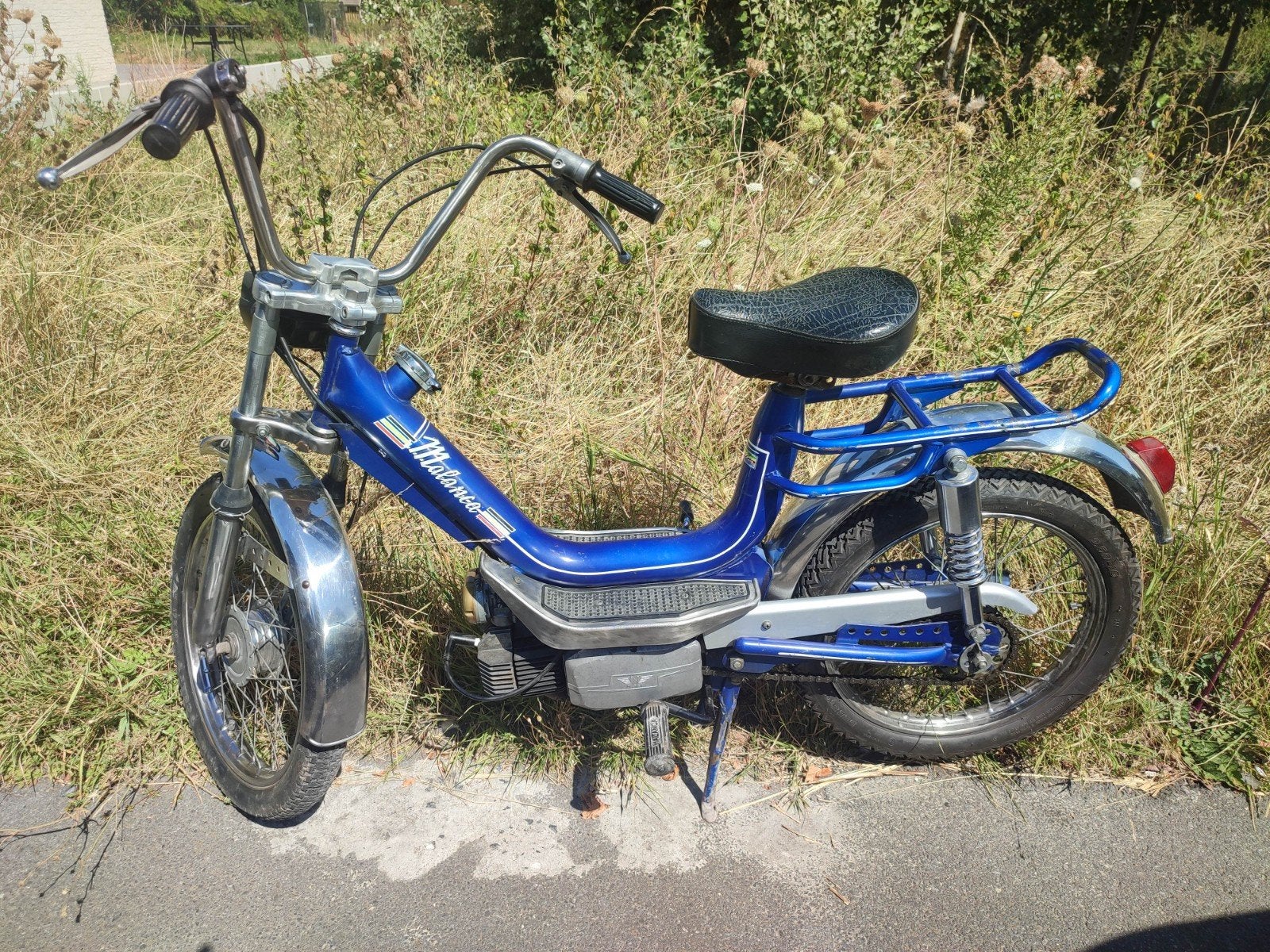 1979 malanca big 50cc bromfiets, Fietsen en Brommers, 0 versnellingen, 49 cc, Klasse B (45 km/u), Ophalen