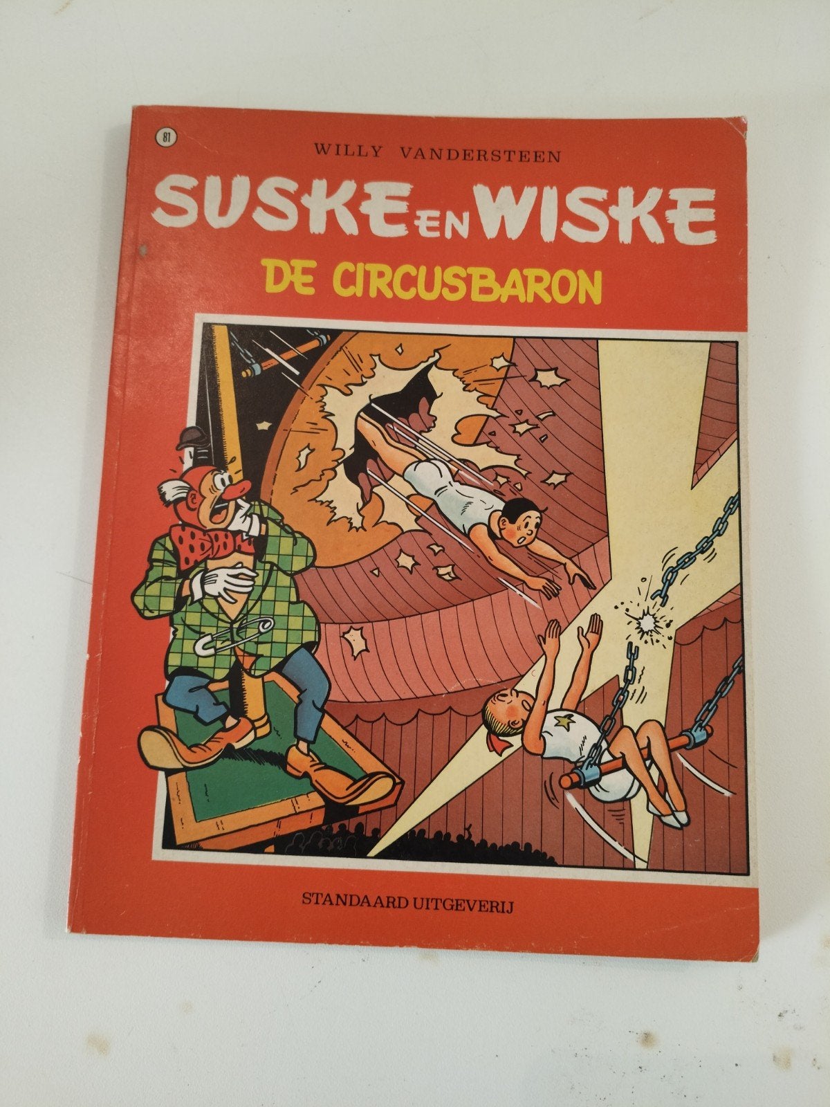 Suske en Wiske. De circusbaron, Gelezen, Willy Vandersteen, Eén stripboek, Ophalen of Verzenden