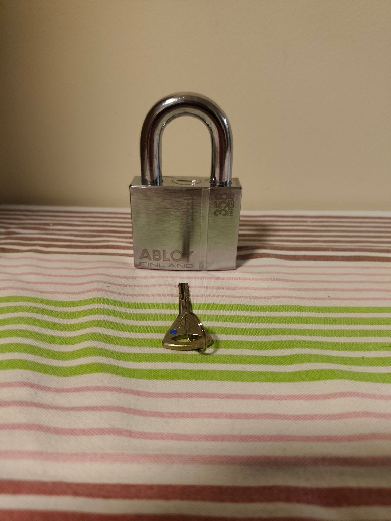 Cadenas Abloy PL358, Enlèvement ou Envoi, Comme neuf, Autres matériaux, Clé