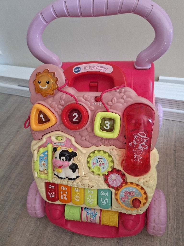 Vtech2 in 1 Baby Walker - Loopwagen Baby, Kinderen en Baby's, Ophalen, Gebruikt, 6 maanden tot 2 jaar