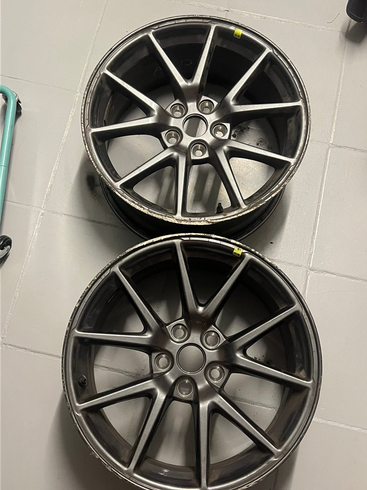 Jantes Tesla 18 pouces, Enlèvement, Utilisé