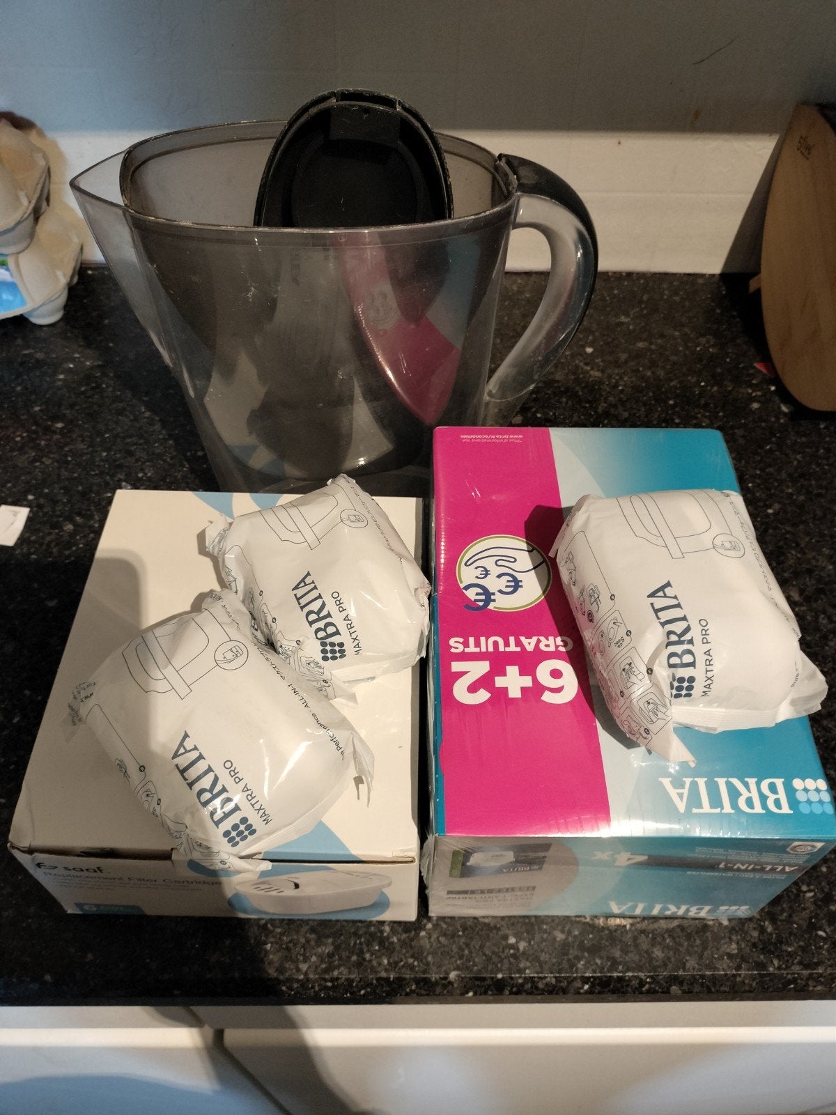Brita filter, Ophalen