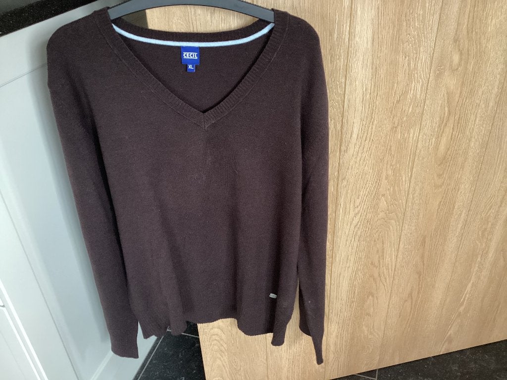 Cecil xl  : bruine NIeuwe trui  ( bruin ) herfst, Bruin, Maat 46/48 (XL) of groter, Nieuw, Ophalen of Verzenden