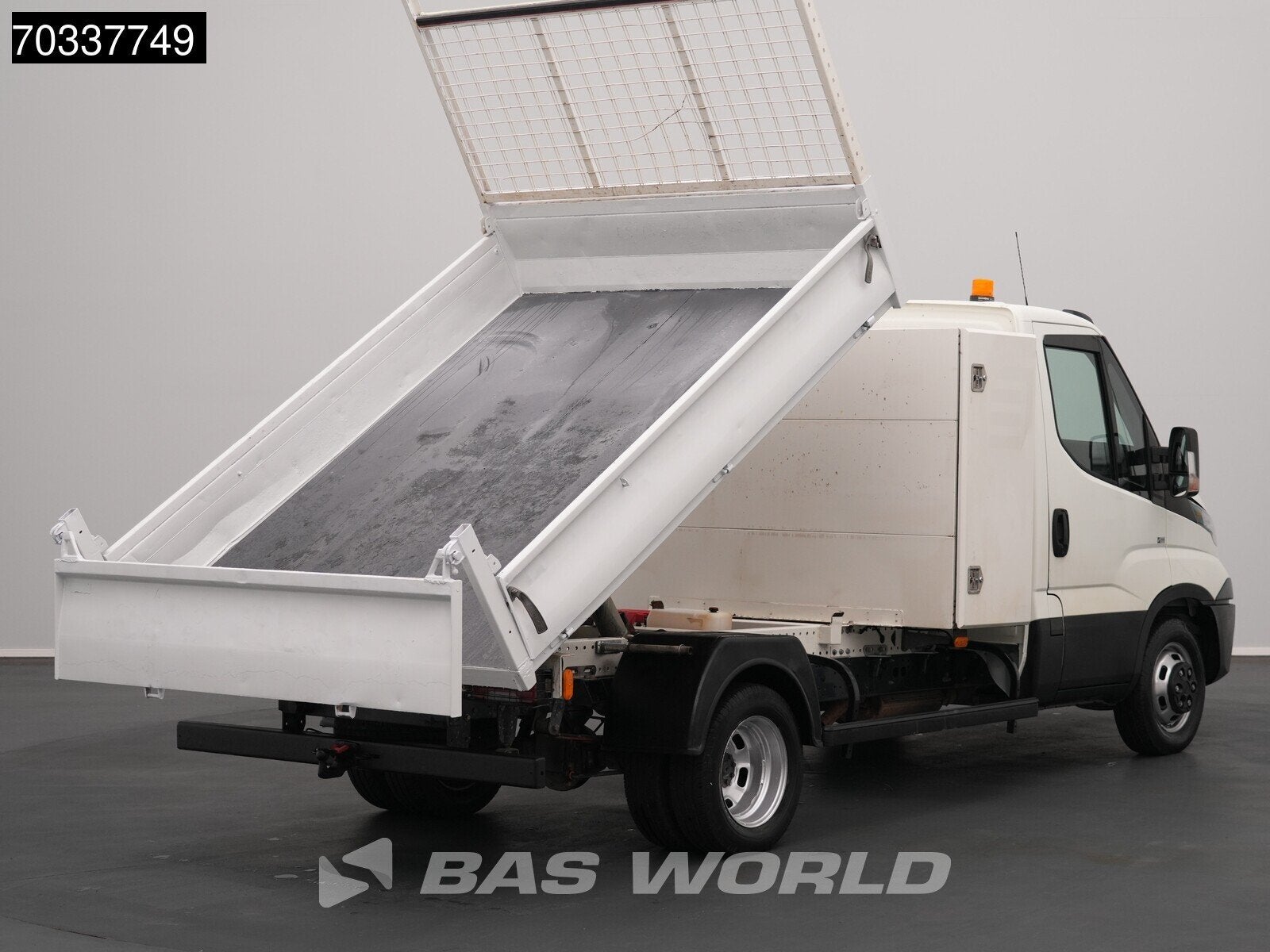 Iveco Daily 35C14 Kipper met Kist 3500kg trekhaak Airco Crui, Auto's, Stof, Gebruikt, Euro 6, Iveco