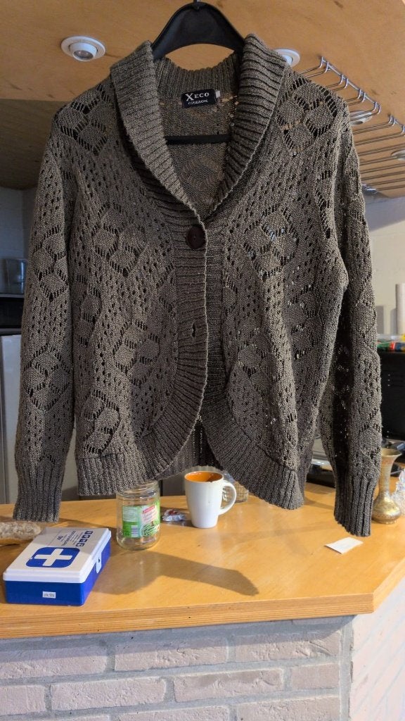 bruine gilet - XL -7€, Ophalen of Verzenden, Gedragen, Maat 46/48 (XL) of groter, Bruin