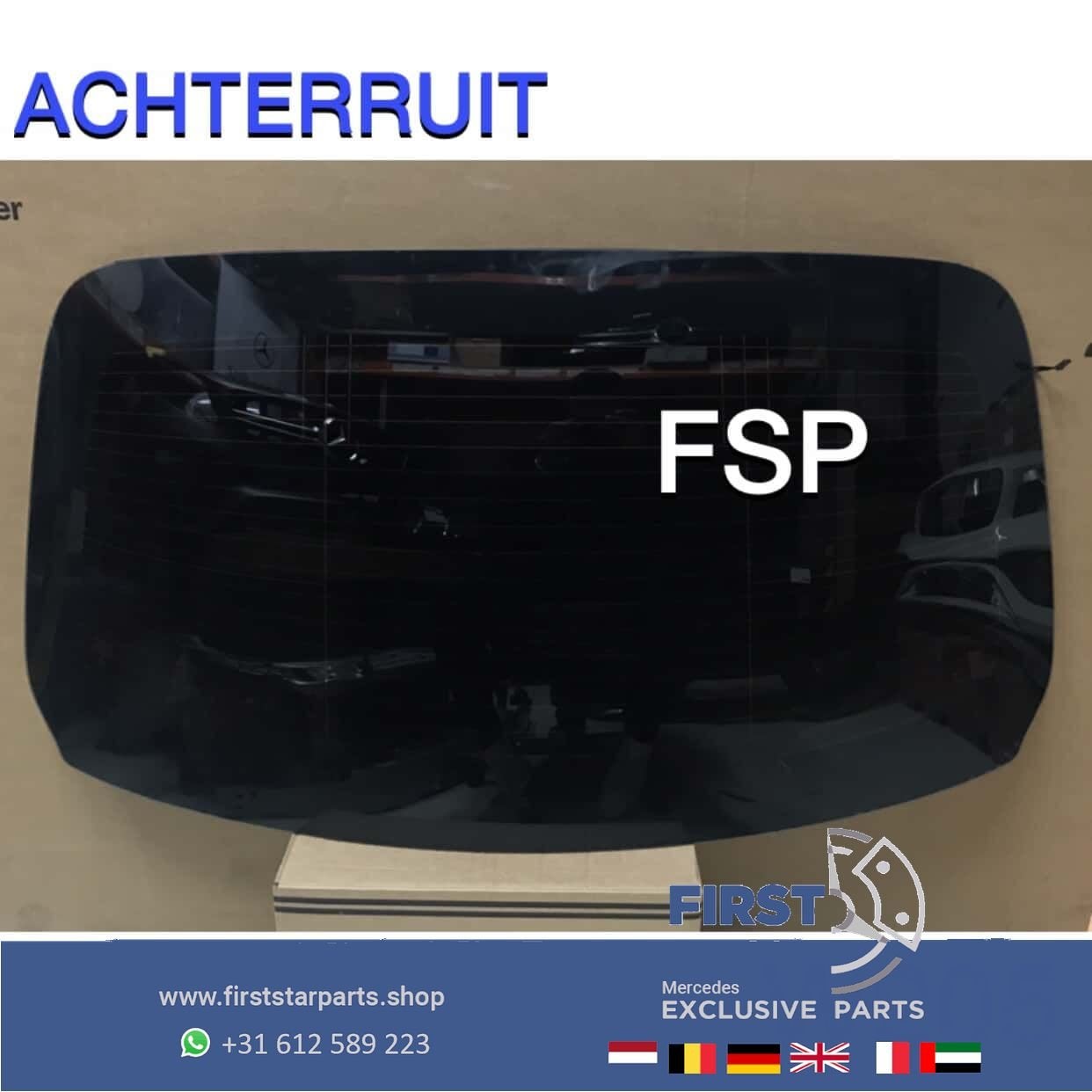 W205 SEDAN ACHTERRUIT Mercedes C Klasse 2014-2021 ACHTER RUI, Utilisé, -, -, Enlèvement ou Envoi