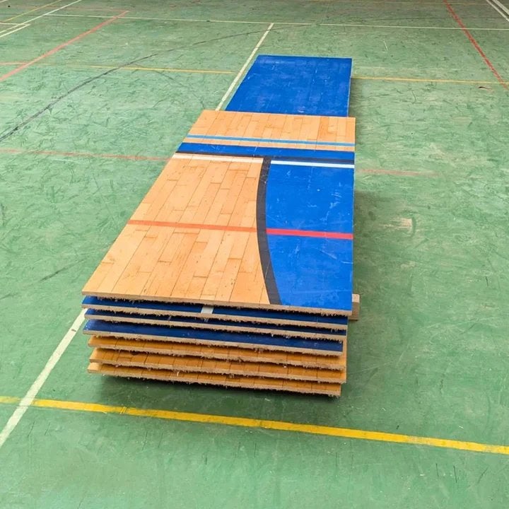 parketvloer platen, Doe-het-zelf en Bouw, Gebruikt, Overige typen, 200 tot 250 cm, 50 mm of meer